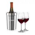 Ensemble refroidisseur à vin Milano et 2 verres Germain 15 oz de Swiss Force