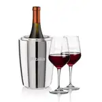 Ensemble refroidisseur à vin Pescara et 2 verres Germain 15 oz de Swiss Force