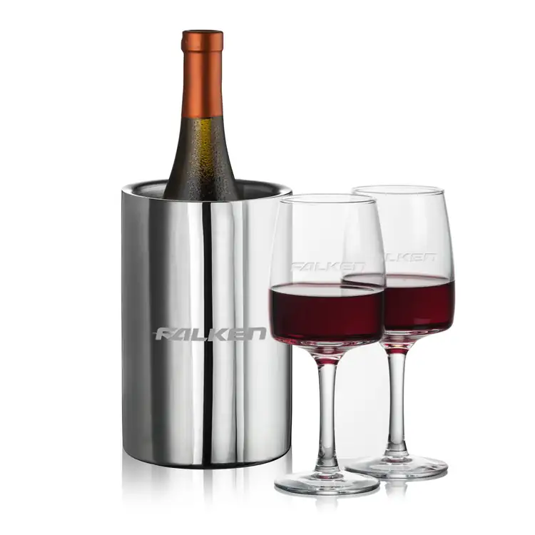 Jacobs Wine Cooler and 2 Cherwell Wine Glass Set