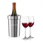 Ensemble refroidisseur de vin Milano et 2 verres à vin Naples