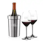Ensemble refroidisseur de vin Milano et 2 verres à vin RIEDEL Extreme