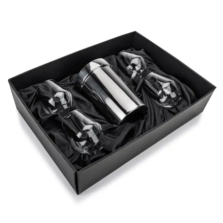 Milano Wine Cooler and 4 Templeton Stemless Wine Glass Set #2