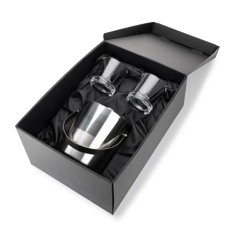 Catania Ice Bucket and 2 Graydon Glasses Set #2
