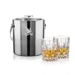 Ensemble seau à glace Catania et 2 verres RIEDEL Spey