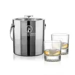 Ensemble seau à glace Catania et 2 verres Romford