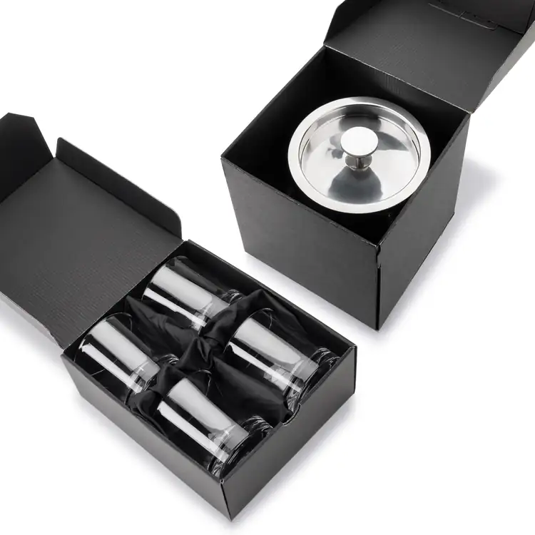 Catania Ice Bucket and 4 Buxton Glasses Set #2