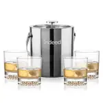 Ensemble seau à glace Catania et 4 verres Buxton