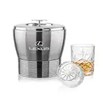Ensemble seau à glace Genoa et 2 verres Brinkley