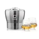 Ensemble seau à glace Genoa et 2 verres Hartsdale