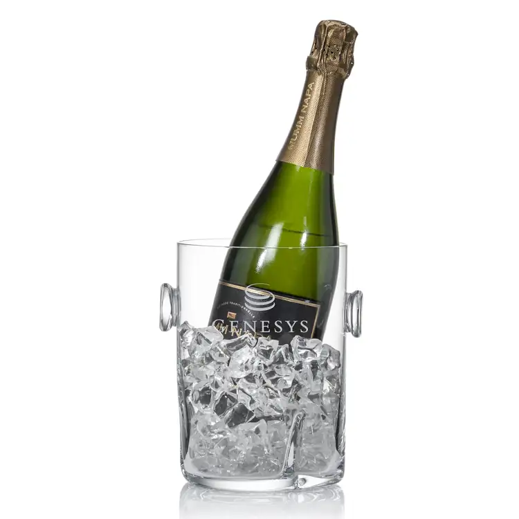 Hillcrest Ice Bucket and 4 Hillcrest Glasses Set #2