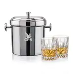 Ensemble seau à glace Milano et 2 verres RIEDEL Spey