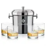 Ensemble seau à glace Milano et 4 verres Aristocrat
