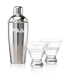 Ensemble shaker Catania et 2 verres à cocktails Brisbane