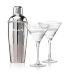 Ensemble shaker Catania et 2 verres à cocktails Connoisseur