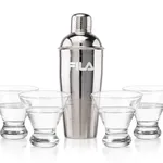 Ensemble shaker Catania et 4 verres à cocktails Brisbane