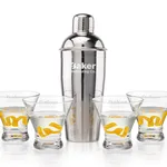 Ensemble shaker Catania et 4 verres à cocktails Rideau