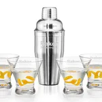 Ensemble shaker Connoisseur et 4 verres à cocktails Rideau