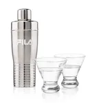 Ensemble shaker Genoa et 2 verres à cocktails Brisbane