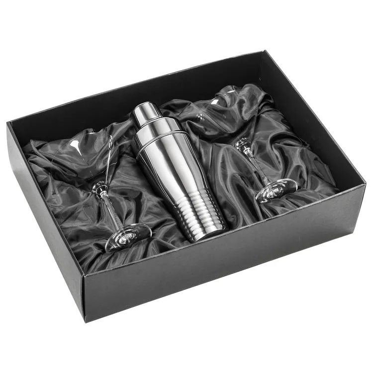 Genoa Shaker and 2 RIEDEL Cocktail Glass Set #2