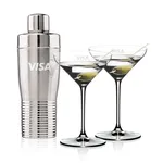 Ensemble shaker Genoa et 2 verres à cocktails RIEDEL