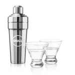 Ensemble shaker Milano et 2 verres à cocktails Brisbane