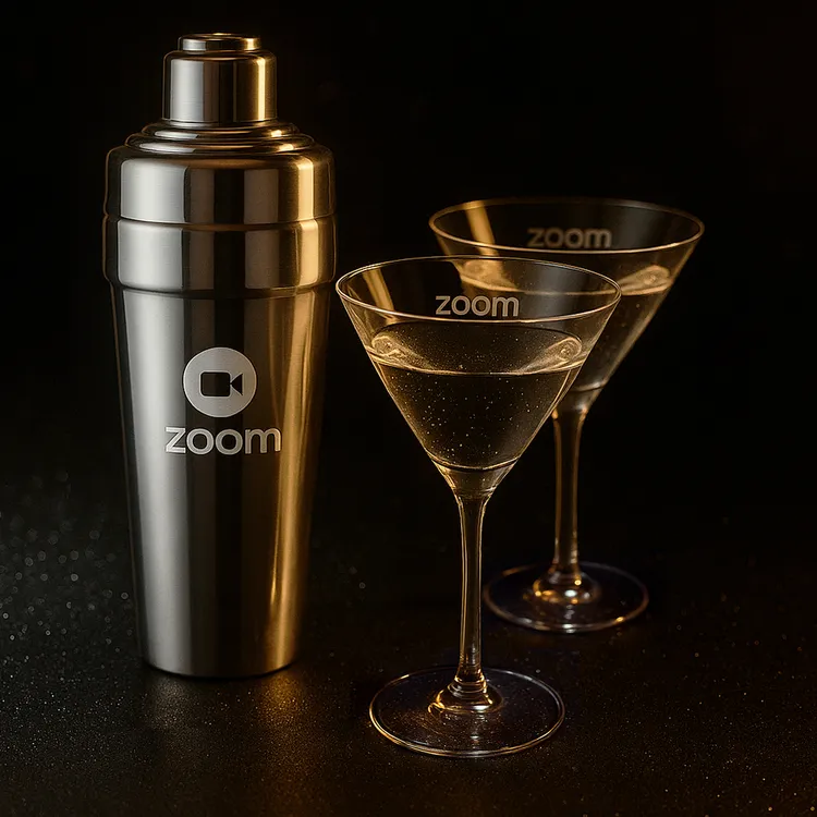 Milano Shaker and 2 Connoisseur Cocktail Glass Set #3