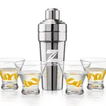 Ensemble shaker Milano et 4 verres à cocktails Rideau