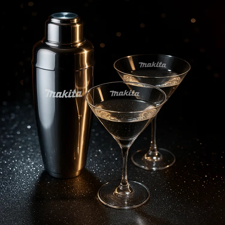Pescara Shaker and 2 Connoisseur Cocktail Glass Set #3
