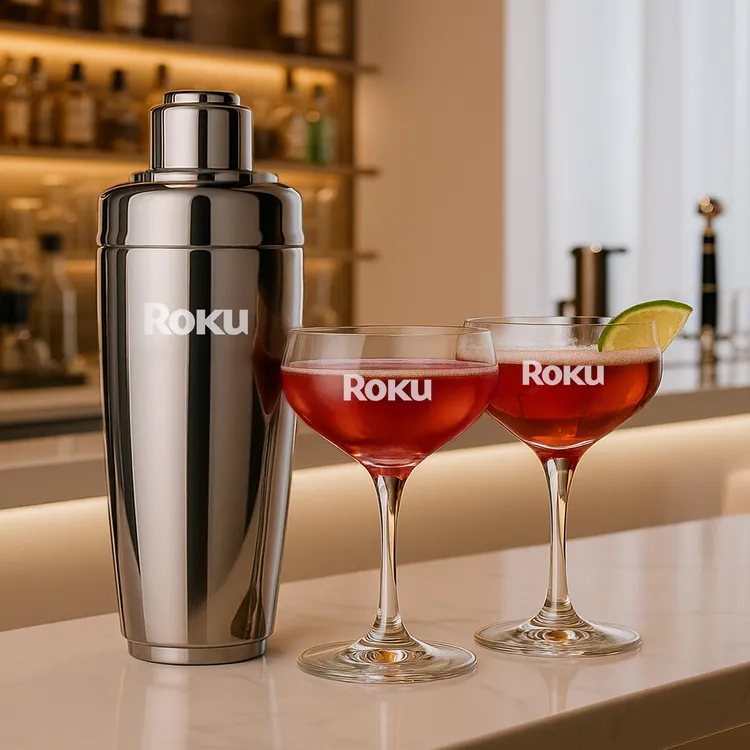 Pescara Shaker and 2 Mixology Cocktail Glass Set #3