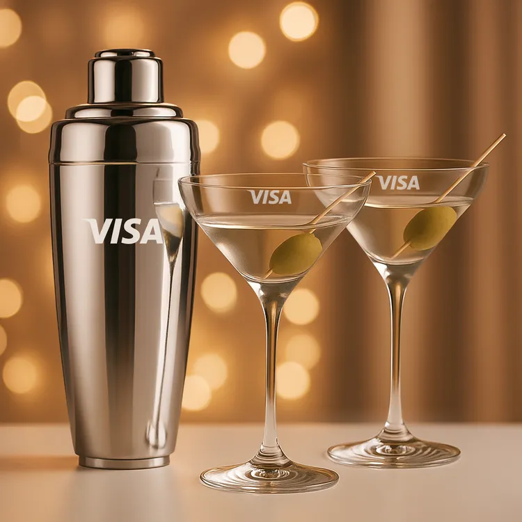 Ensemble shaker Pescara et 2 verres à cocktails RIEDEL #3