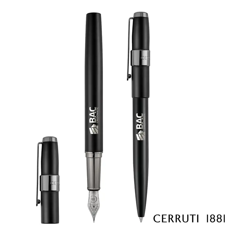Ensemble stylo à bille et stylo-plume Cerruti 1881 Block #2