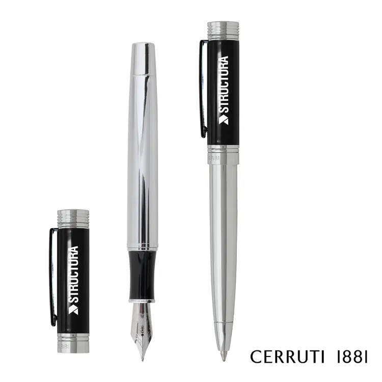 Ensemble stylo à bille et stylo-plume Cerruti 1881 Zoom Classic #2