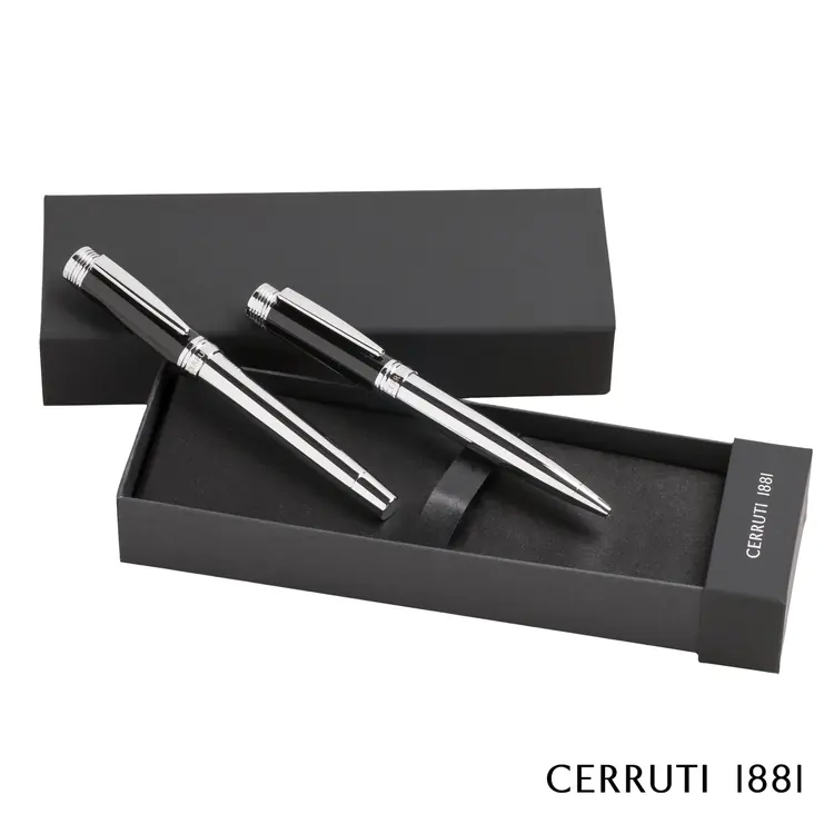 Ensemble stylo à bille et stylo-plume Cerruti 1881 Zoom Classic #3