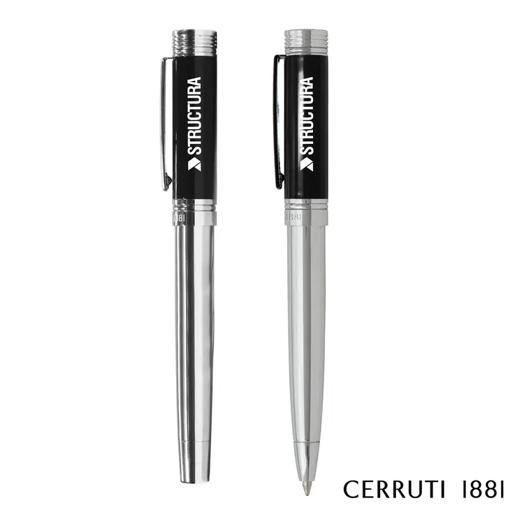 Ensemble stylo à bille et stylo-plume Cerruti 1881 Zoom Classic