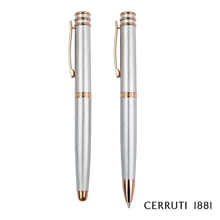 Ensemble stylo à bille et stylo roller Cerruti 1881 Austin Diamond