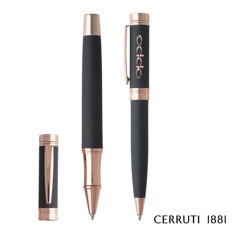 Ensemble stylo à bille et stylo roller Cerruti 1881 Zoom #2