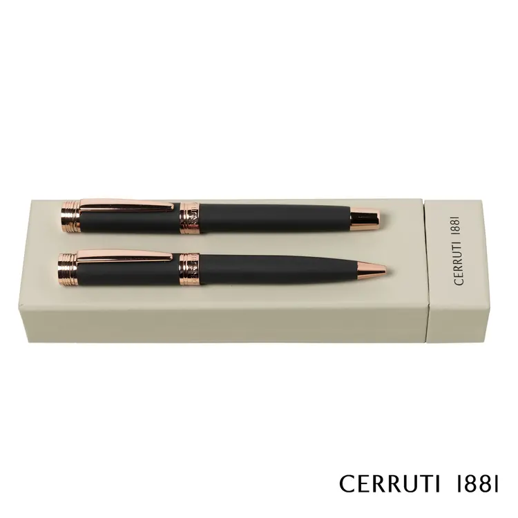 Ensemble stylo à bille et stylo roller Cerruti 1881 Zoom #3