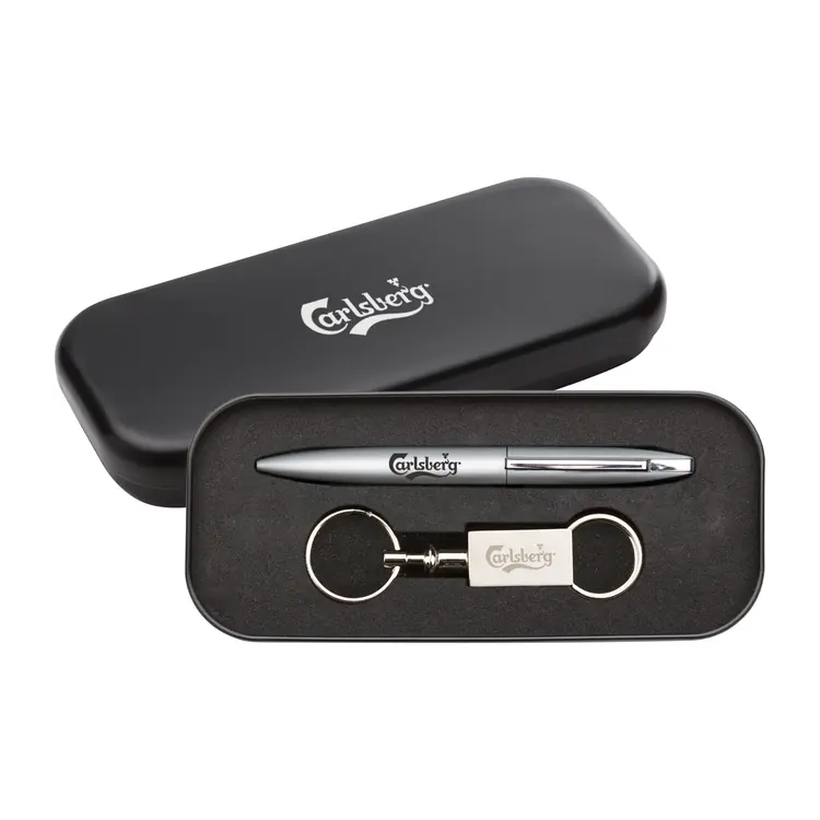 London Pen and Key Ring Gift Set