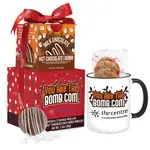 Ensemble tasse 11 oz, biscuits Mrs. Fields et bombe de chocolat chaud