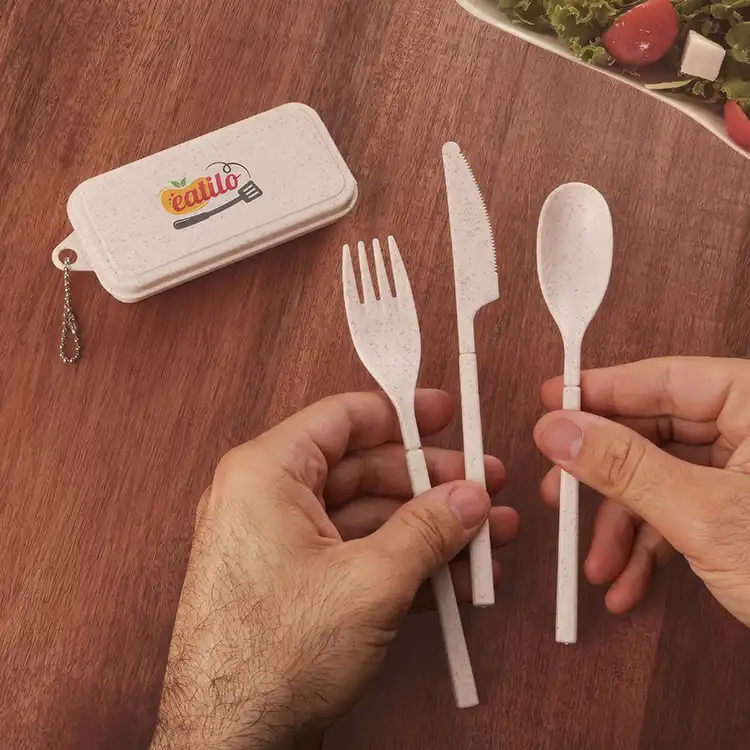 Lawrence Wheat Fibre Utensil Set #2