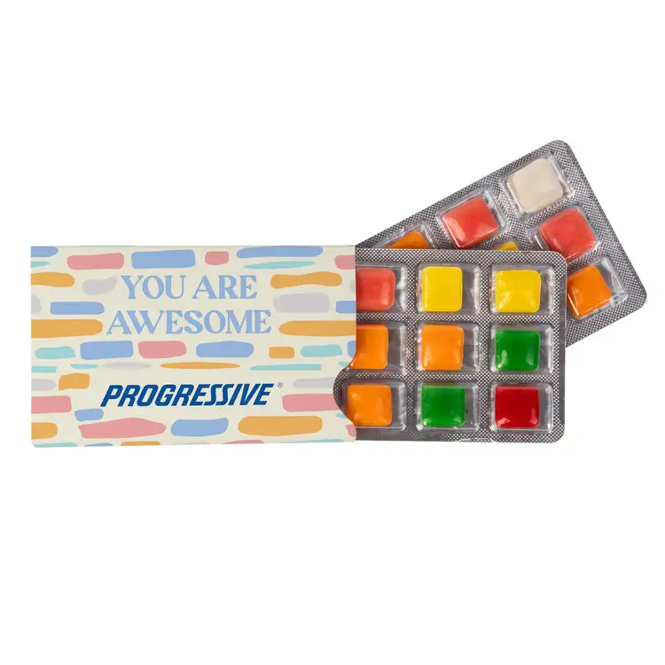 Envelope of 24 Assorted Gum Pieces