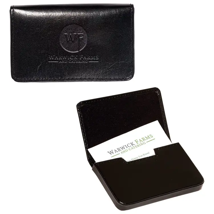 Soho Bonded Leather Magnetic Card Case