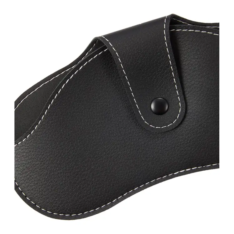 Recycled PU sunglasses case with wrist strap #2