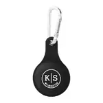 Silicone AirTag case with carabiner