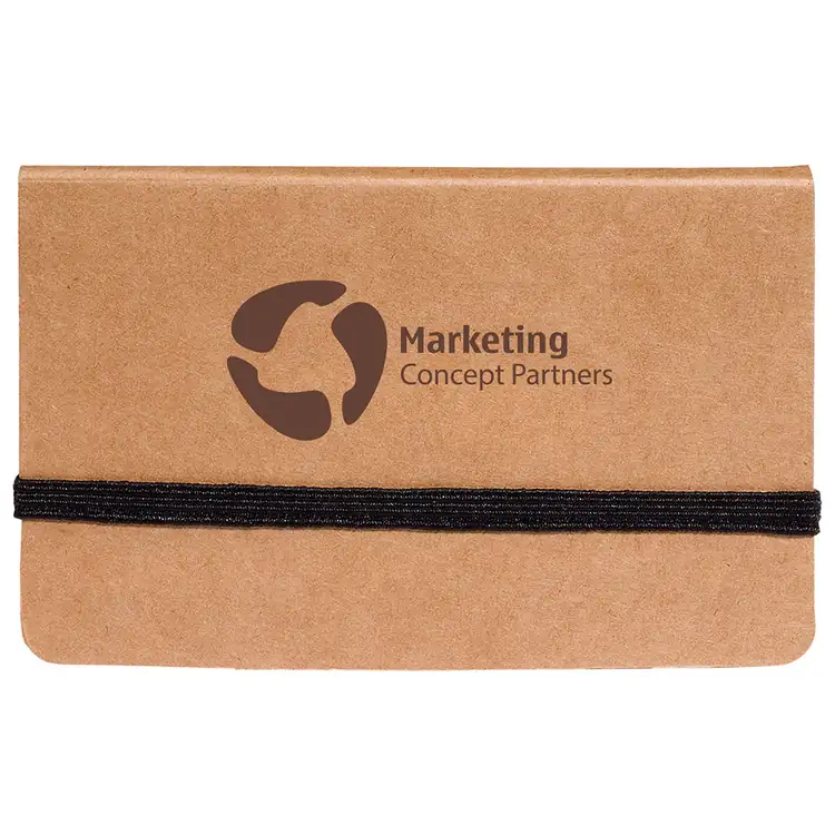 Business Card Holder with Sticky Notes and Flags #2