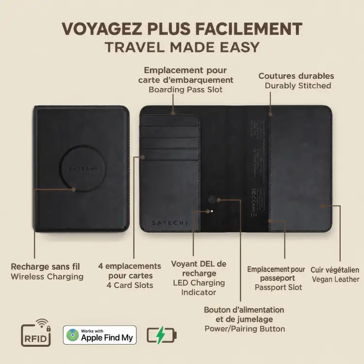 SATECHI FindAll Passport Cover with Tracking #8