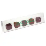 Étui transparent de caramels au sel de mer