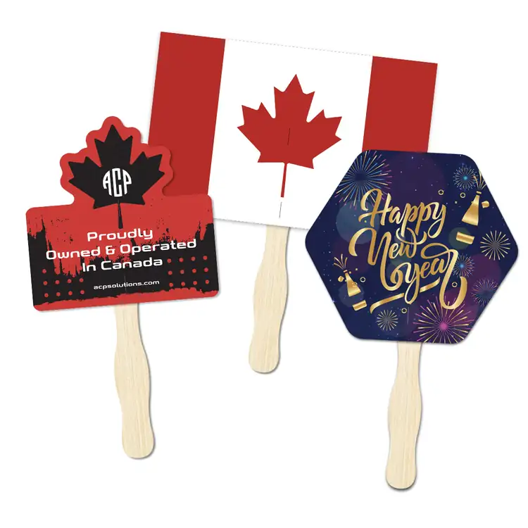 Custom-Cut Paper Hand Fan