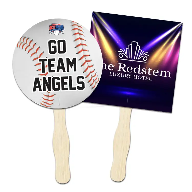 Round or Square Paper Hand Fan