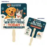 Custom-Shaped Stick Fan